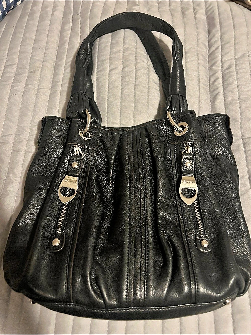 Makowsky  Shoulder Bag in Black & Brown